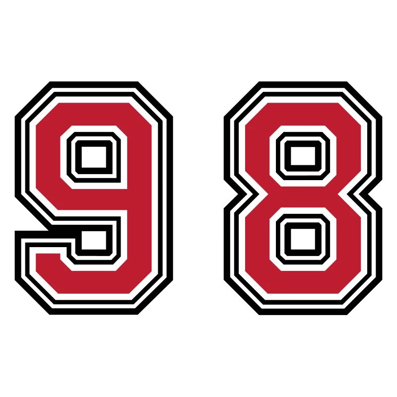 98 Zahl Symbol