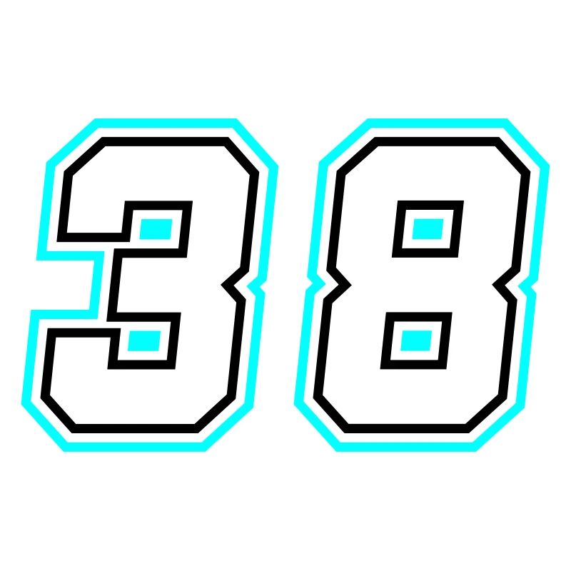 38 Zahl symbol