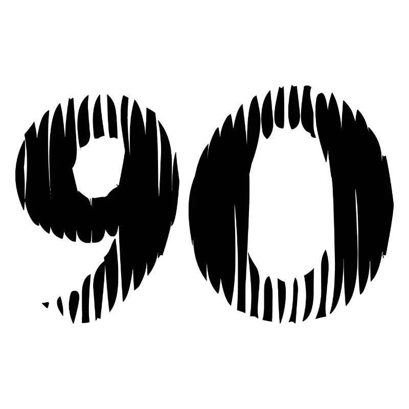 90 Zahl Trikot