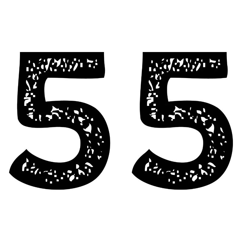 55 Zahl Trikot