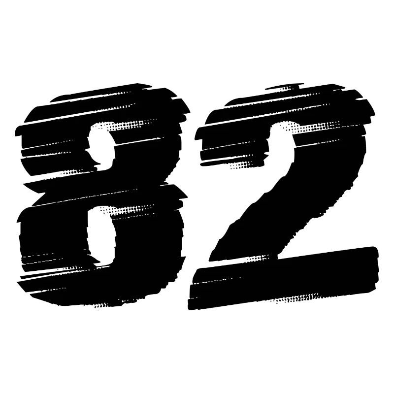 82 Zahl Trikot
