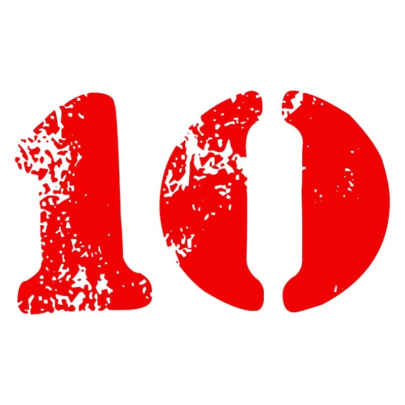 10 Zahl Symbol