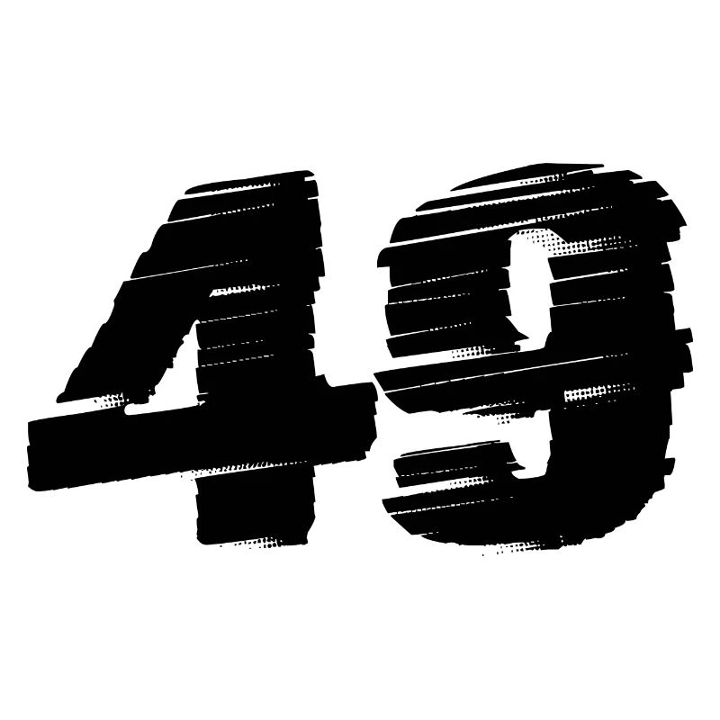 49 Zahl Trikot