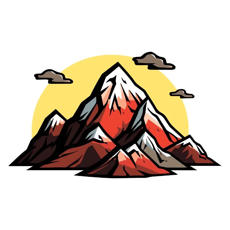 Berge Alpen Symbol