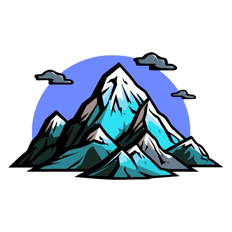 Berge Alpen Symbol
