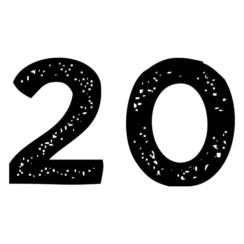 20 Zahl Trikot