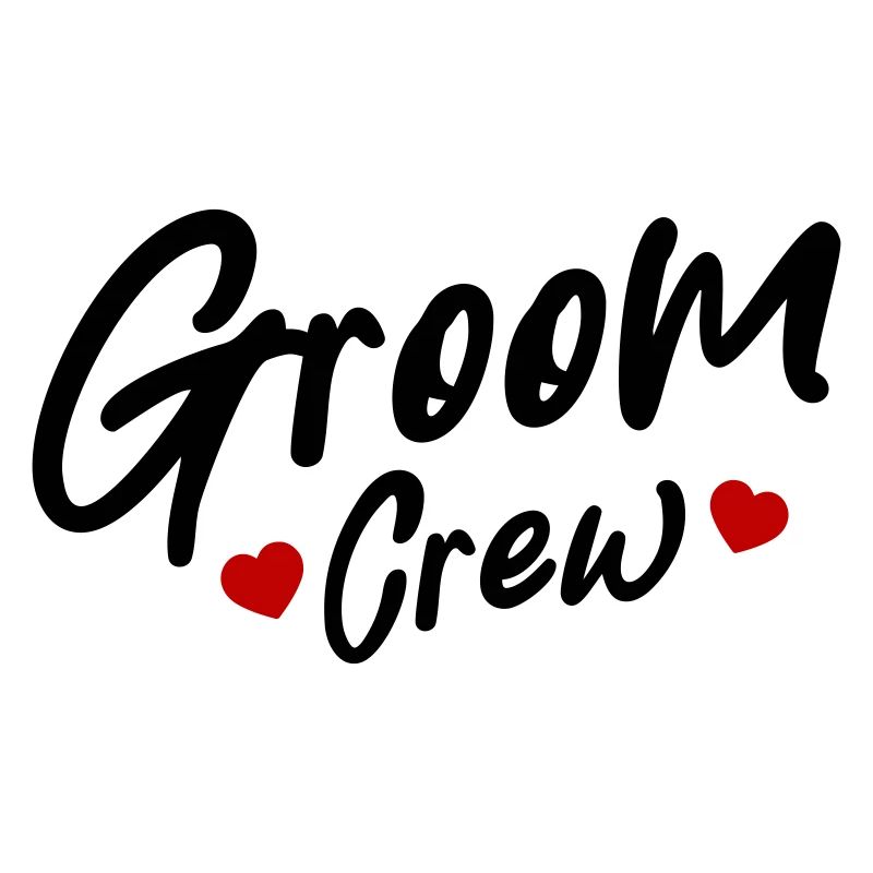 Groom Crew Herz