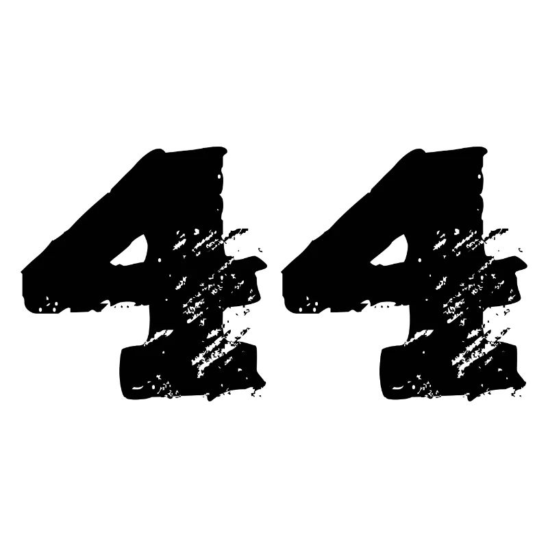 44 Zahl Trikot