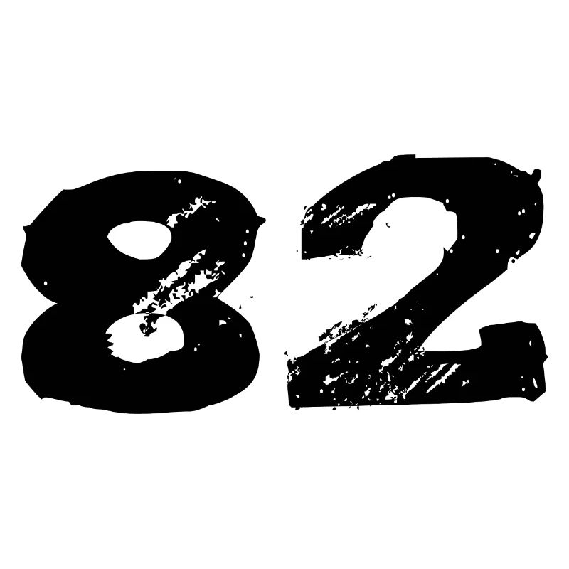 82 Zahl Trikot