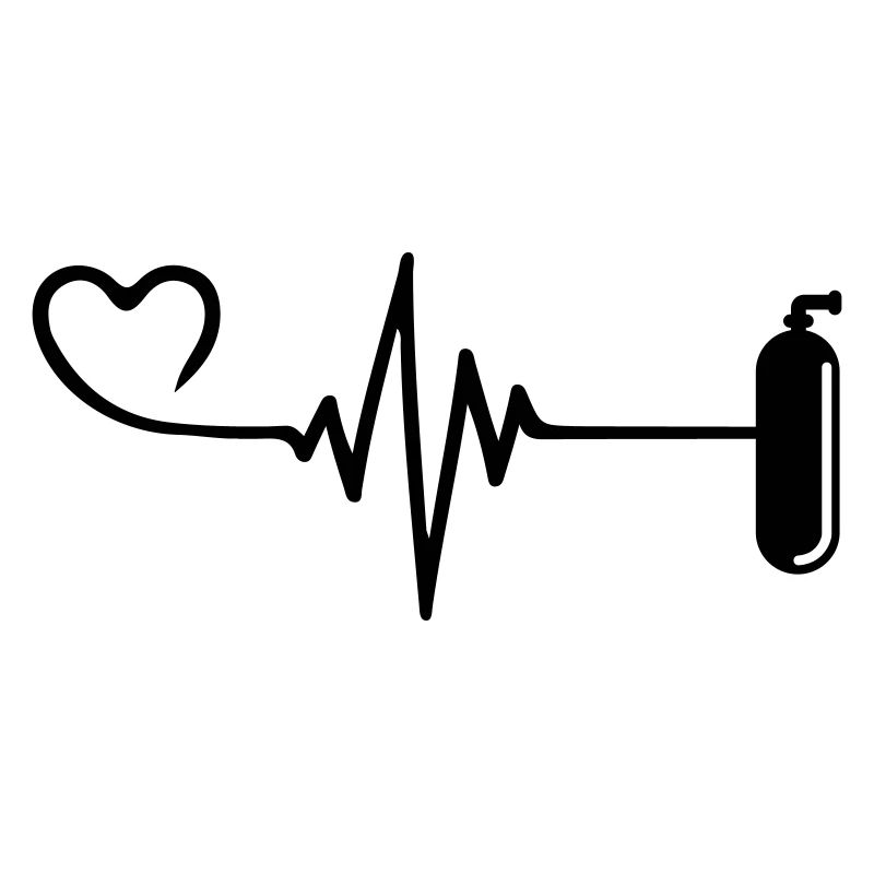 Oxygen Diving Pulse Heart