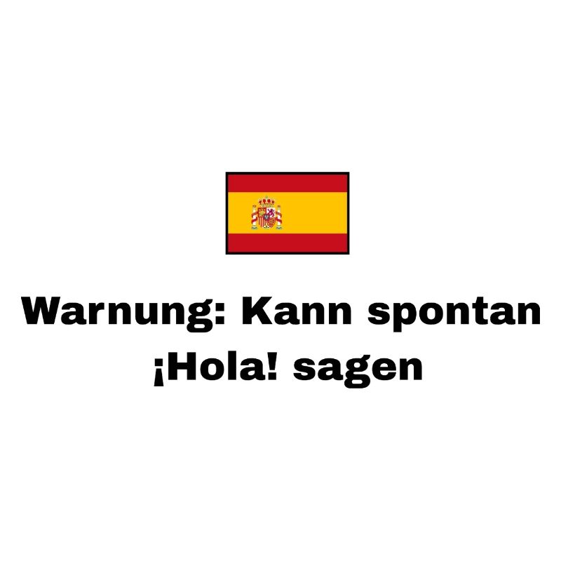 Spanien Flagge, Schwarze Schrift