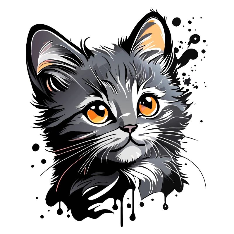 niedliches Kätzchen, Katze