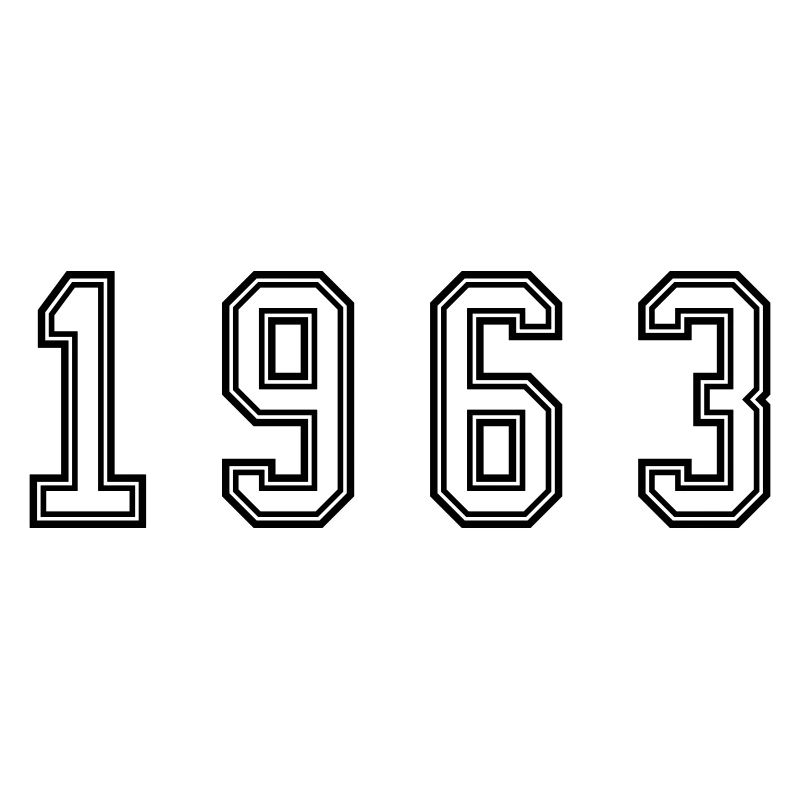 1963 Jahr Zahl