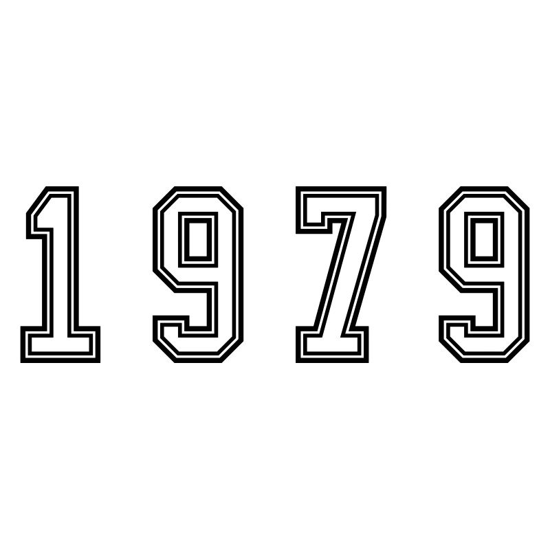 1979 Jahr Zahl