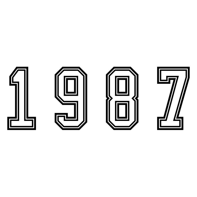 1987 Jahr Zahl