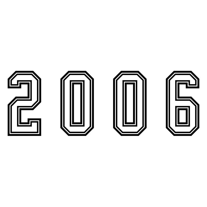 2006 Jahr Zahl