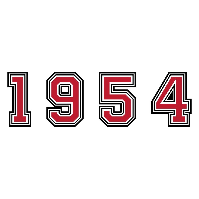 1954 Jahr Zahl