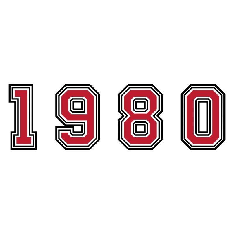 1980 Jahr Zahl