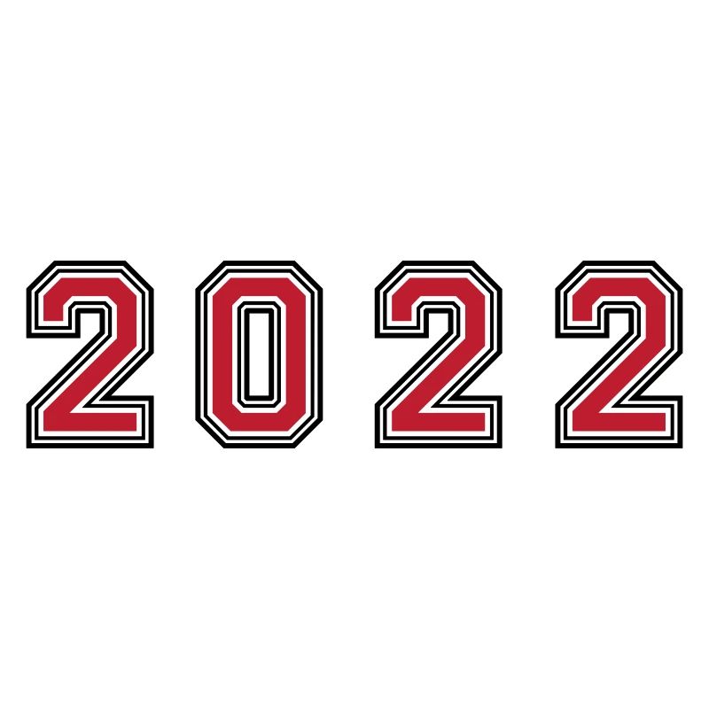 2022 Jahr Zahl