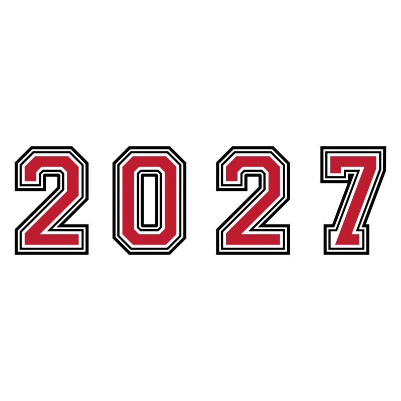 2027 Jahr Zahl