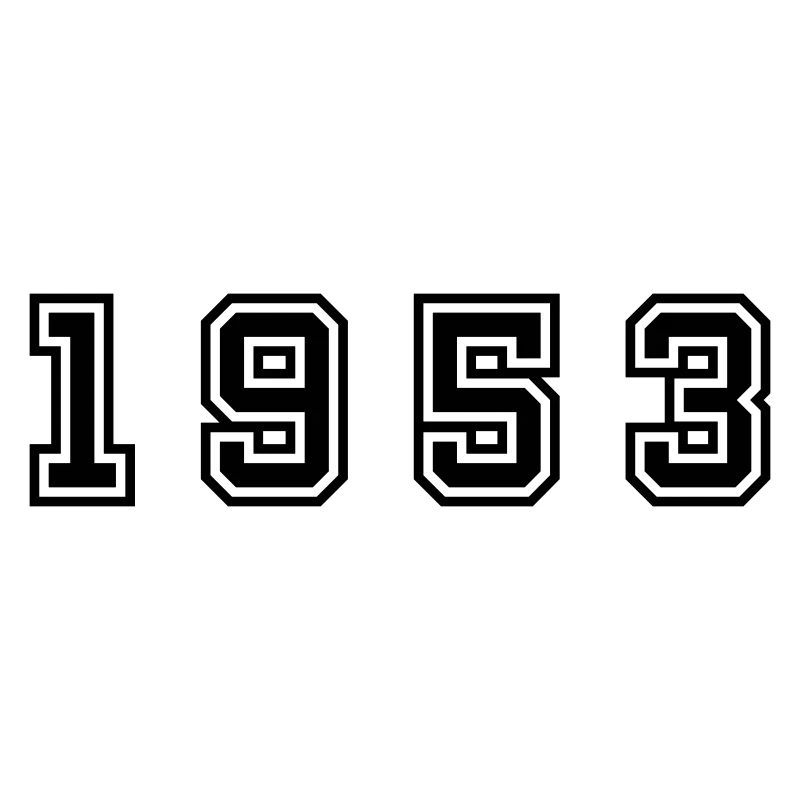 1953 Jahr Zahl