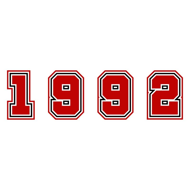 1992 Jahr Zahl