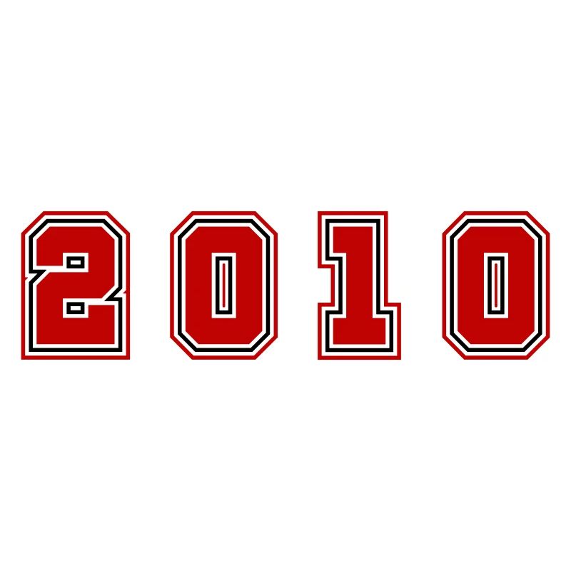 2010 Jahr Zahl