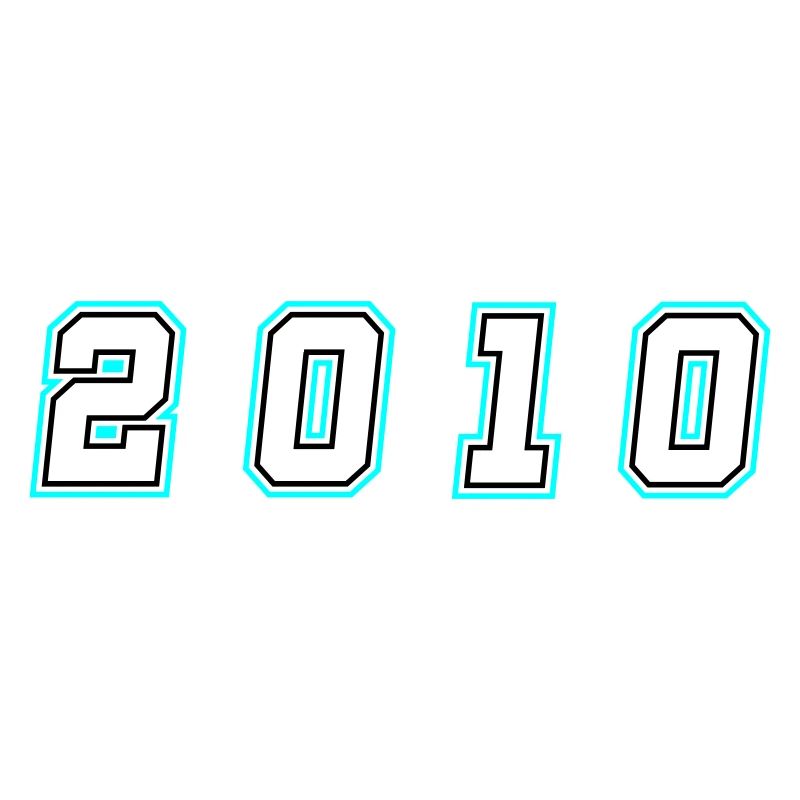 2010 Jahr Zahl