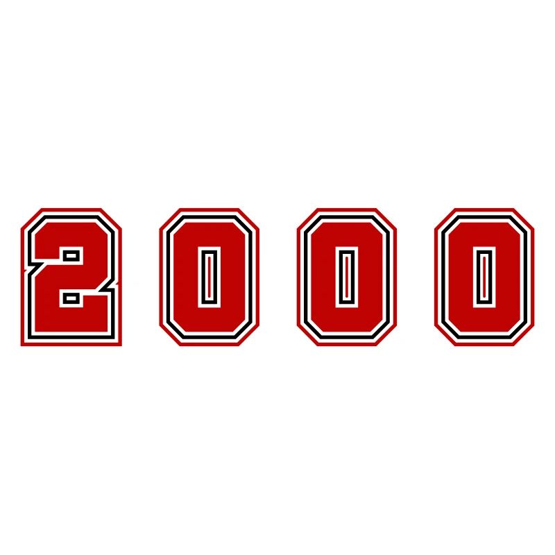 2000 Jahr Zahl