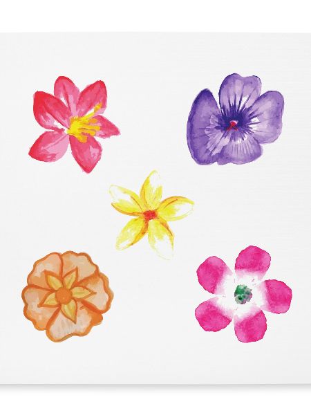 Blumen Motiv Set