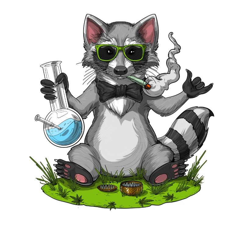 Waschbär Stoner