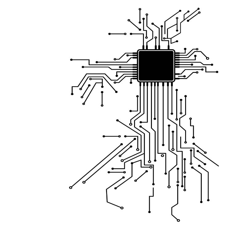 CPU Technik Nerd Computerchip Programmierer