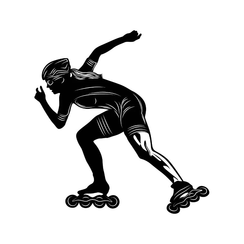 Inline Skates Silhoette