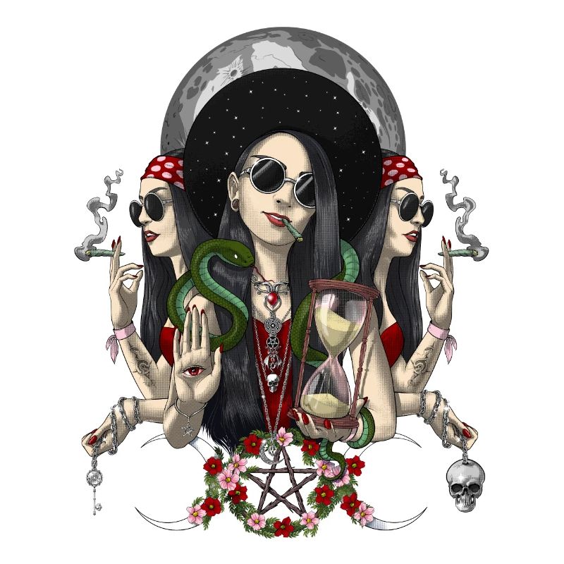 Hekate, dreifache Mondgöttin