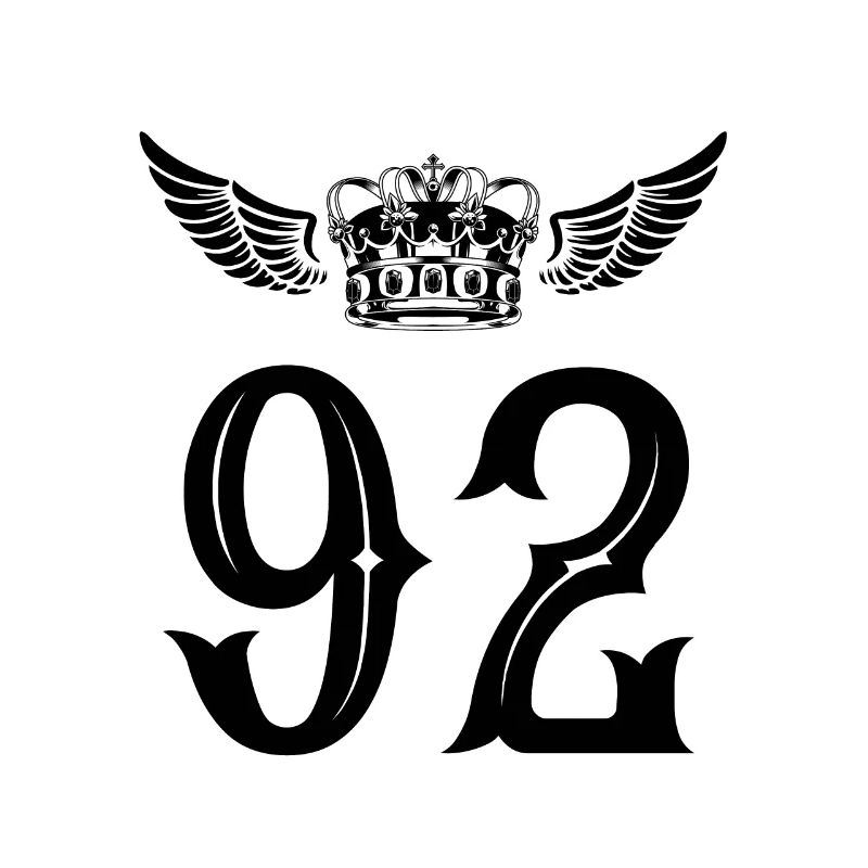 92 Zahl Krone