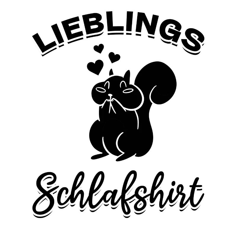 Lieblings-Schlafshirt Eichhörnchenhemd