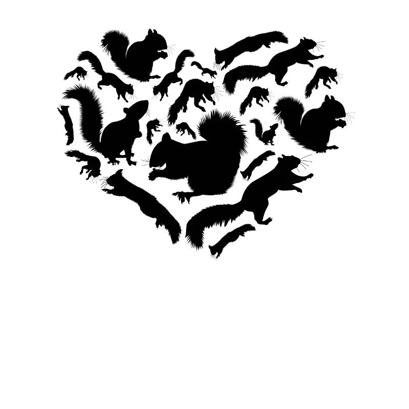 Eichhörnchen mit Eichhörnchen, süßes Eichhörnchen