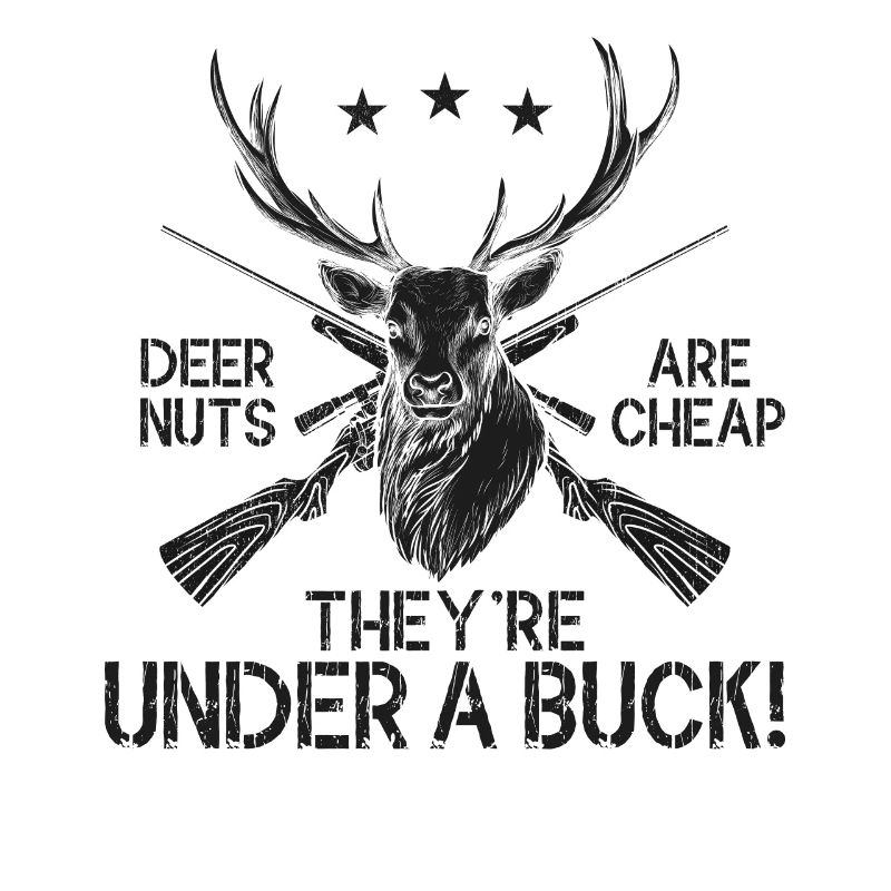 Buck Deer Hunting Hunter Pun Deer