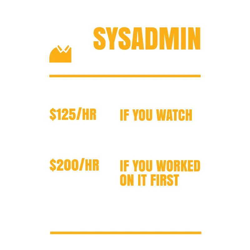Sysadmin-stundensatz Für Alle