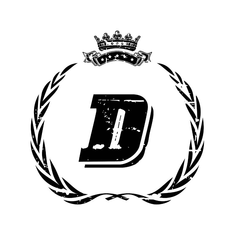D Buchstabe Kranz