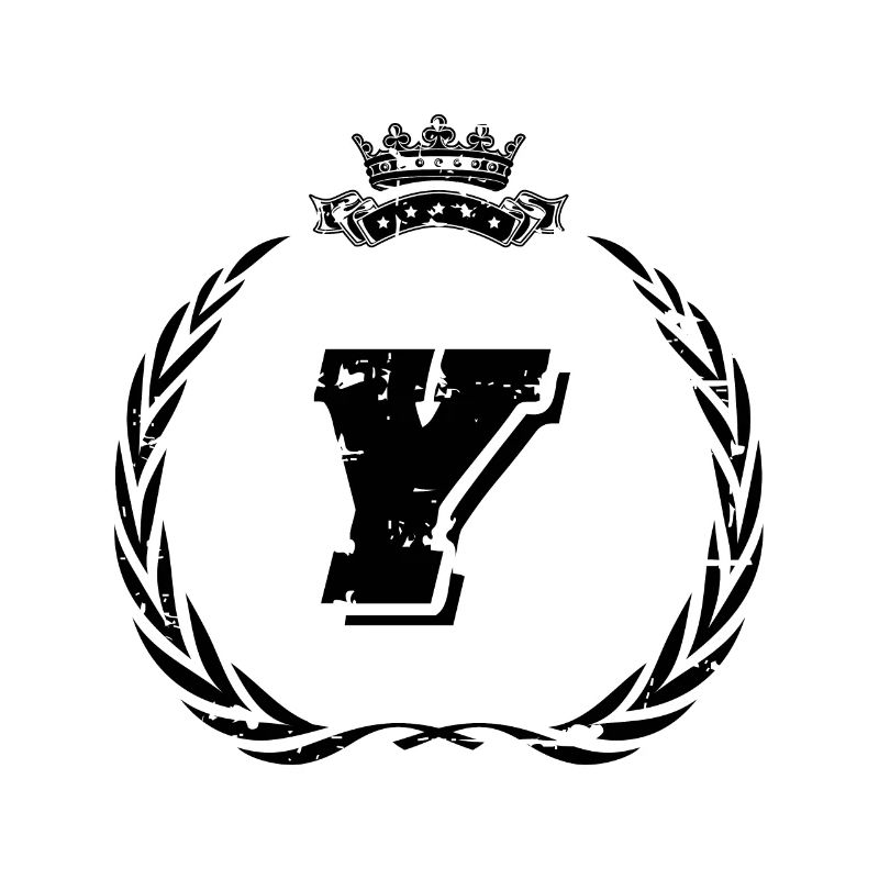Y Buchstabe Kranz