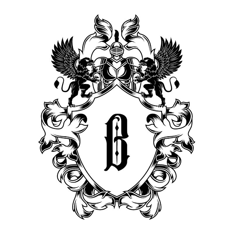 B Buchstabe Wappen