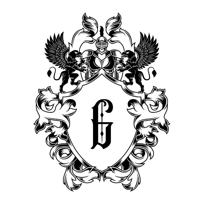 G Buchstabe Wappen
