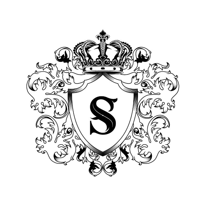 S Buchstabe Wappen