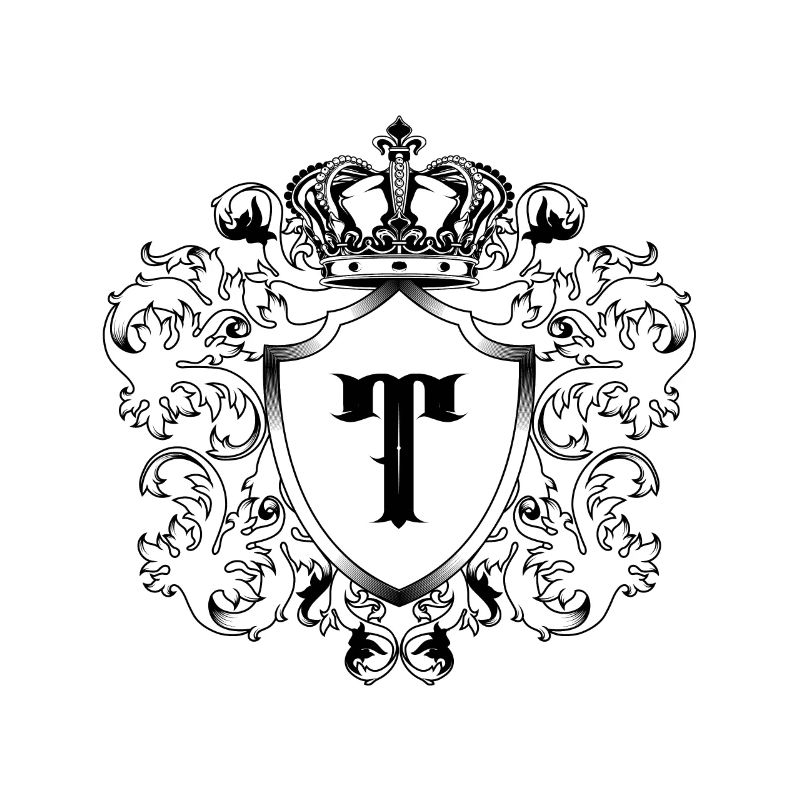 T Buchstabe Wappen