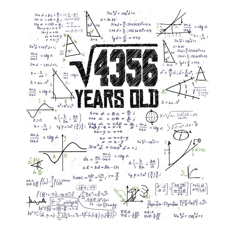 Square Root of 4356 Math Nerd 66th Birthday