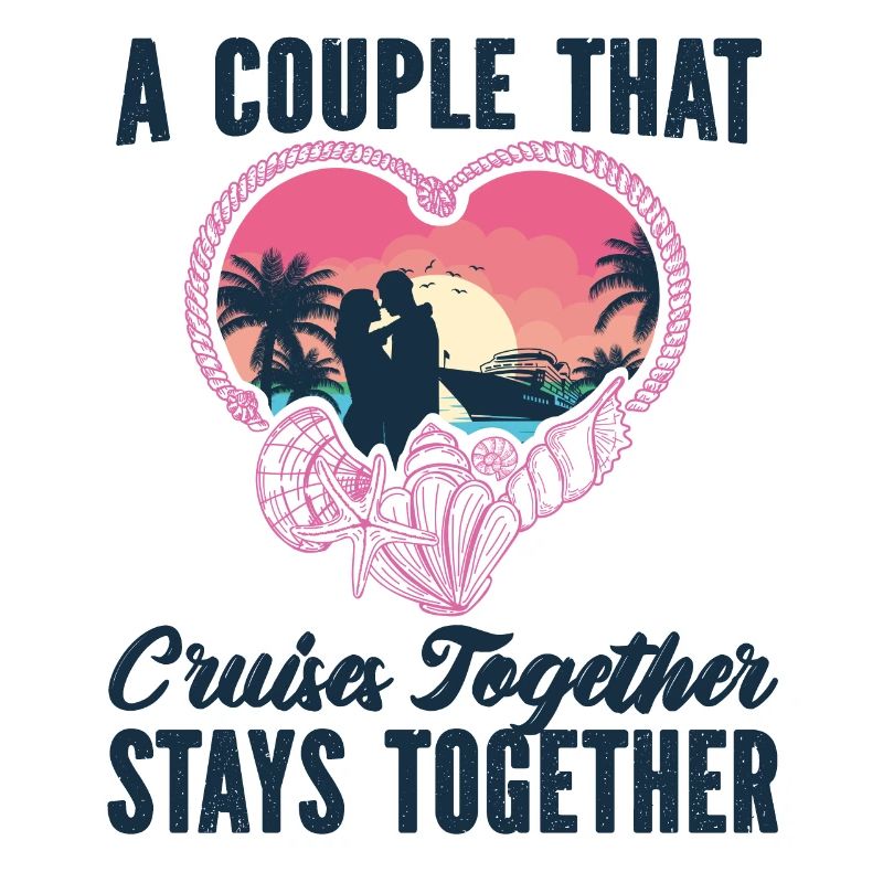Couples de vacances en bateau de croisière