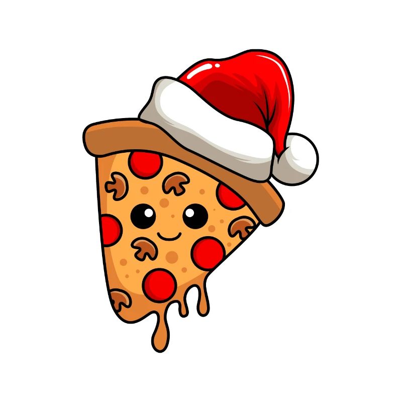 Pizza Christmas Comic Xmas