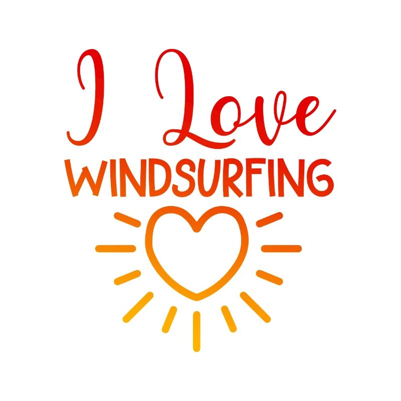 Ich liebe Windsurfen
