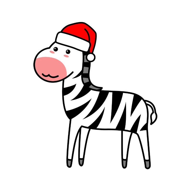 Zebra Comic Noël Noël